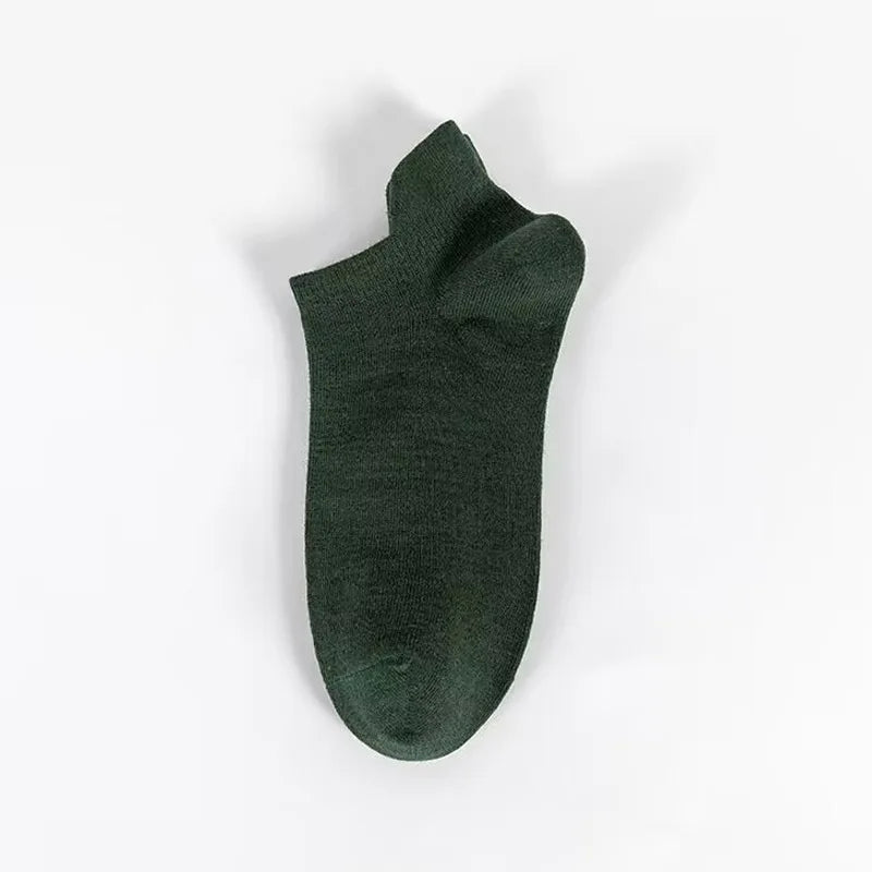 5 Pairs Women Socks Candy Color Breathable Sports Socks