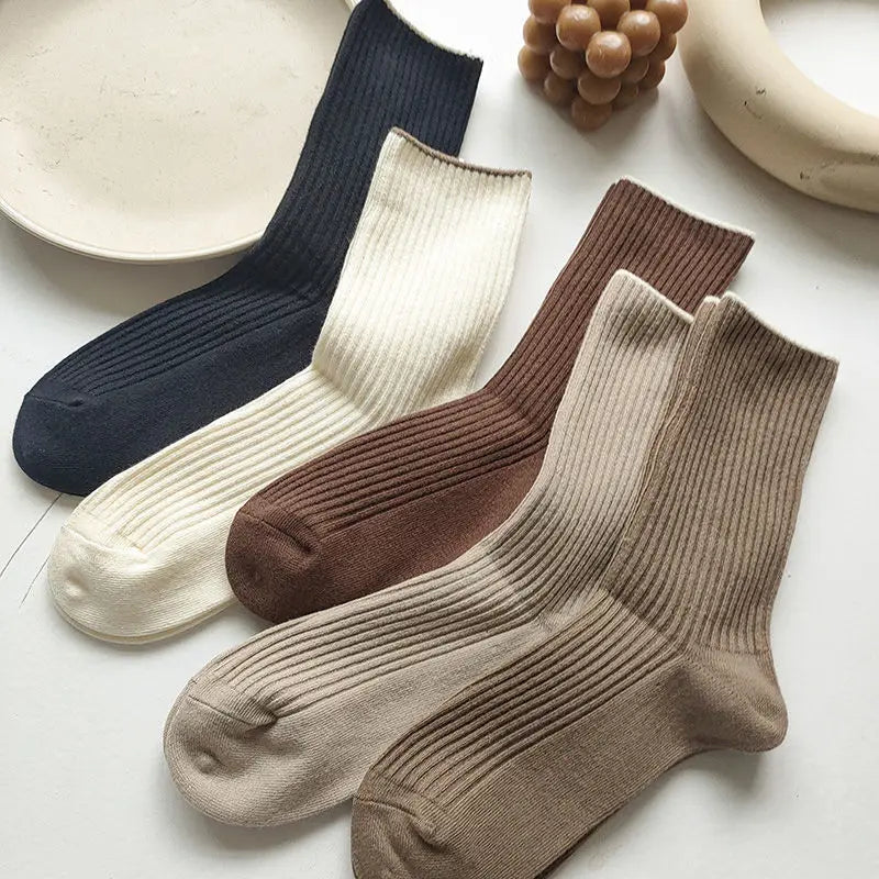 7 Pairs Of New Japanese Socks Set