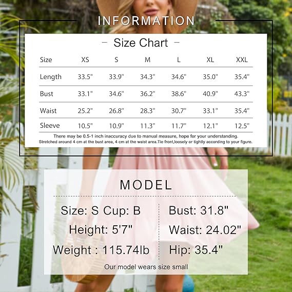 Women's 2025 Summer Short Puff Sleeve Casual Short Mini Dress Back Tie Square Neck A-Line Vest Dress