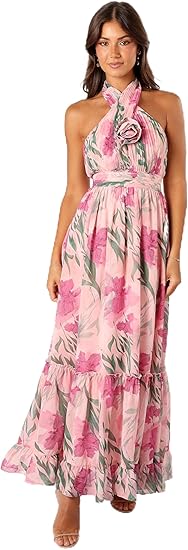 Women's Lennon Halter Maxi Dress