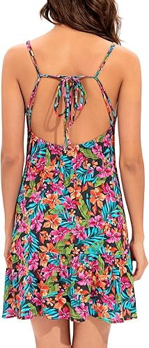 Vibrant Dress, Casual, Beach Cover Ups for Women