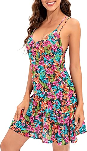Vibrant Dress, Casual, Beach Cover Ups for Women