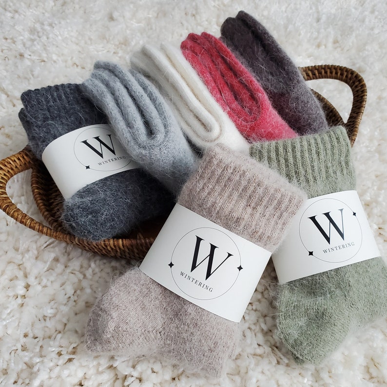 Wool winter warm and soft women's socks