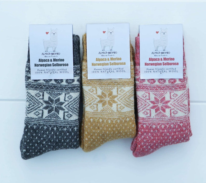 Luxurious Alpaca Wool Women socks