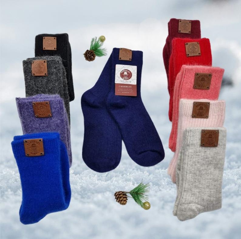 Cashmere women's socks