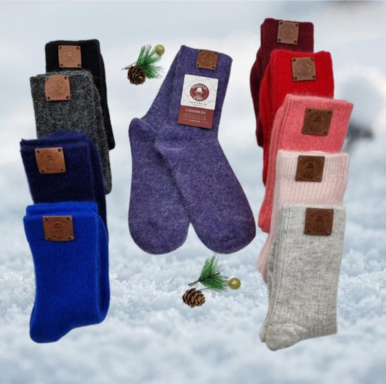 Cashmere women's socks