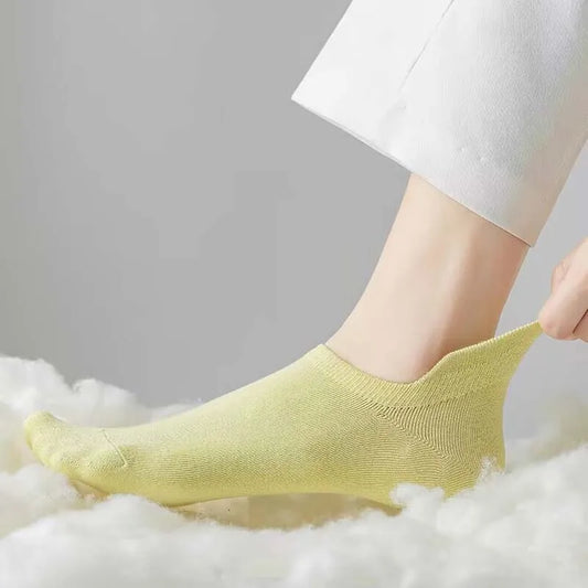 5 Pairs Women Socks Candy Color Breathable Sports Socks