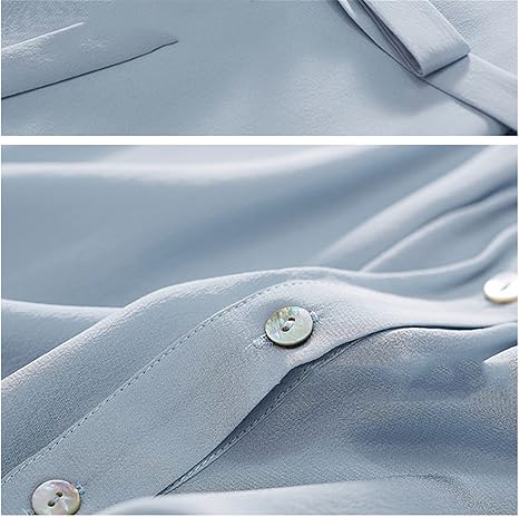 French Style Silk Dress Women's Spring and Summer Temperament Waist Mid-Length Skirt Long-Sleeved Skirt