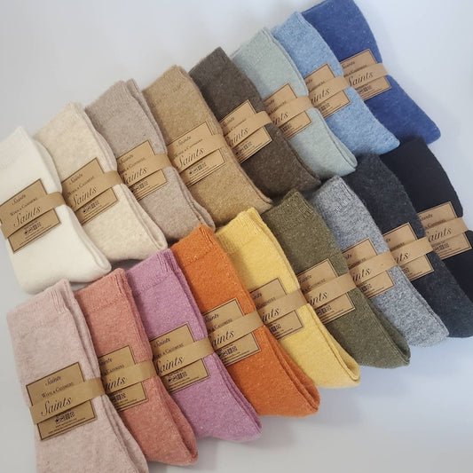 Lightweight Cozy Warm Cashmere Wool Socks