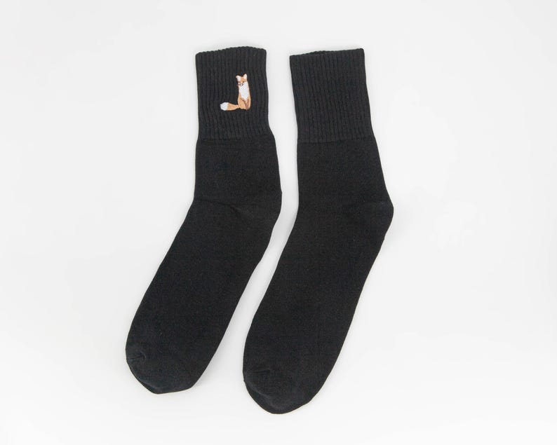 Woodland Animals Socks, Womens Socks